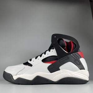 Nike Air Flight Huarache Mens 11.5 White Photon Dust Gym Red Black Athletic Shoe